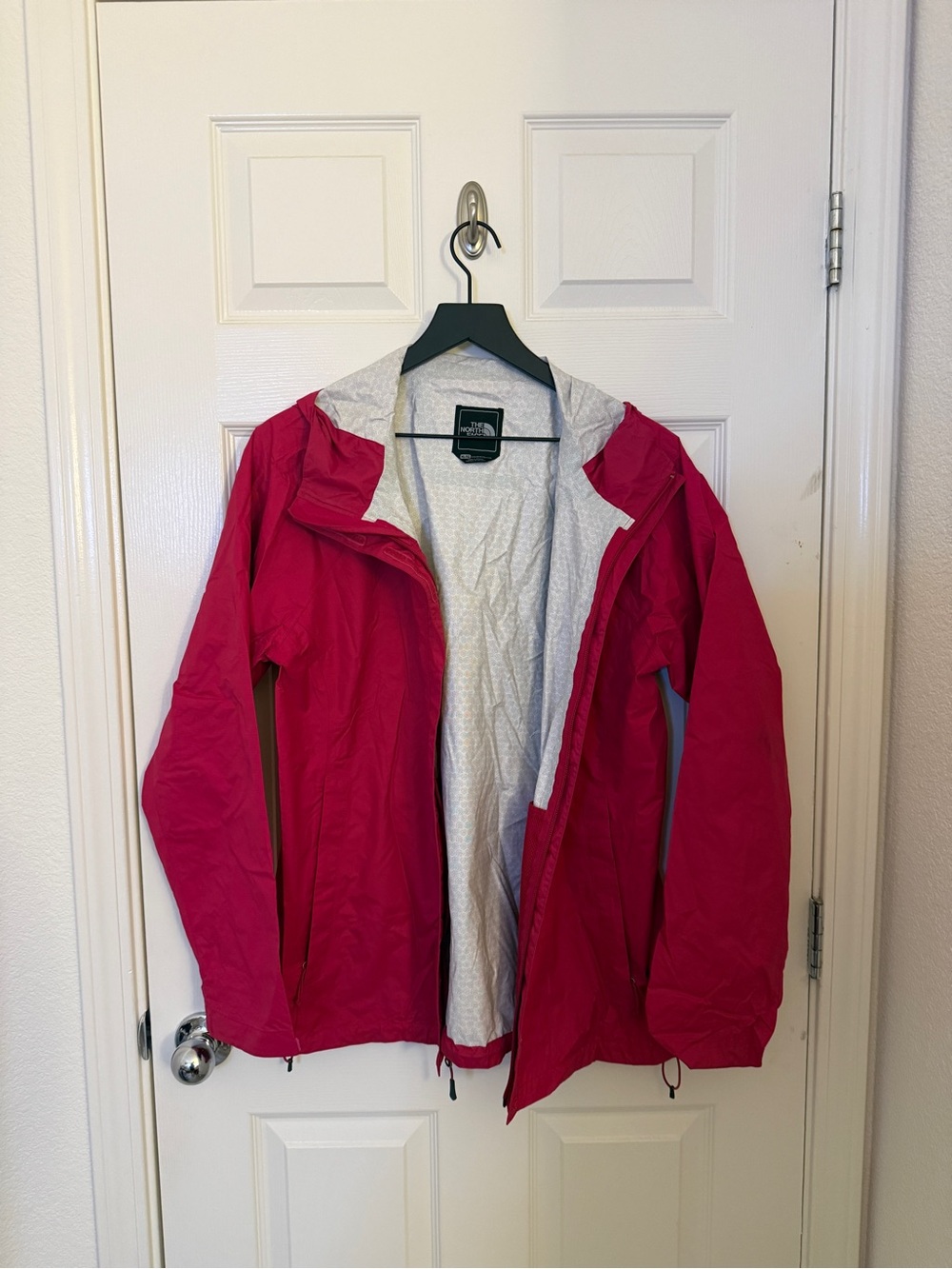 The North Face Fuschia Lightweight Hooded Jacket